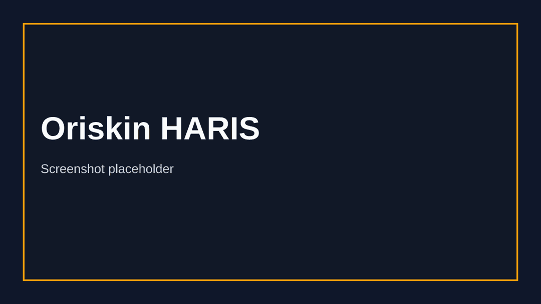 Oriskin HARIS